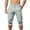 Mint Green, variant on YSUEJPF Long Shorts for Men Quick Dry Moisture Wicking Stretchy Athletic Capris Comfy Gym Workout Below Knee Length Pants with Pockets