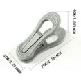 thumbnail image 3 of PP Round Head Clips - Windproof, Functional for Drying Clothes, White/Black, Durable, Easy to Use for Hangers/Tubes, 3 of 6