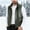 Army Green Mens Softshell Fleece Vest, variant on Softshell Fleece Lined Vest for Men Winter Warm Sleeveless Jacket Stand Collar Windproof Thermal Waistcoat Thick Outerwear for Golf Hunting Work Outdoor Fall,M-4XL