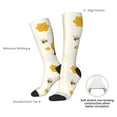 thumbnail image 4 of Naloa Beekeeper Gnome Holding A Glass Thigh High Socks Extra Long Stretchy Sock Women Over Knee High Opaque Stocking Daily Wear, 4 of 6