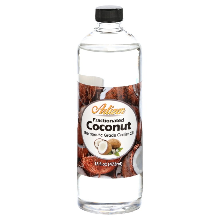 Artizen Fractionated Coconut Oil - 16 Ounce Bottle - Carrier Oil for  Diluting Essential Oils 