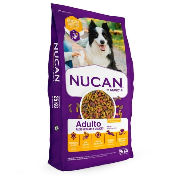 Alimento para perro NUCAN Adulto Raza grande y mediana 25 kg