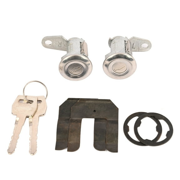 For 1980-1991 Ford F-150 F-250 Ranger Door Lock Cylinder Set 2 Keys