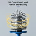 thumbnail image 5 of Vikakiooze 2023 Promotion on sale, Toilet Bowl Brush And Holder With 3 Type Brush(Round Silicone Brush + Flat Silicone Brush + Slit Brush) Toilet Bowl Brush Clean Every Corner Of The Toilet, 5 of 8