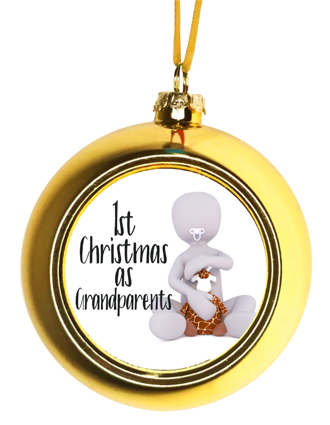 1st Time Grandparents Christmas Ornament  First Year as Grandparents