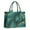 Teal Gold Marble, variant on Large Capacity Tote Bag,Teal Gold Marble Pattern Handbag Fashion Luxury Tote Bag,15.7"x13"x 5.1" Inches,Laptop Compatible