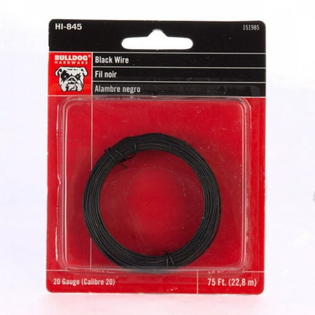 Bulldog Wire, 75', Black