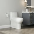 thumbnail image 3 of DeerValley Dual Flush Elongated 0.8/1.28GPF  Water Efficient One-Piece Standard-Size Toilet (Seat Included), 3 of 10