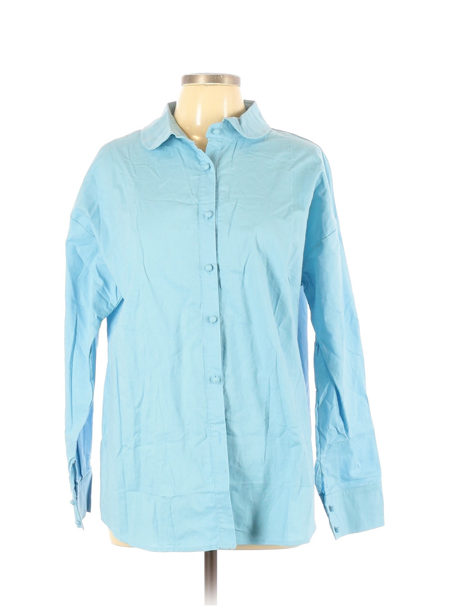 Misslook - Pre-Owned Misslook Women's Size 2X Plus Long Sleeve Button ...