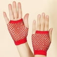 thumbnail image 3 of TRUBKH Skeleton Gloves Lace Gloves for Women Fishnet Gloves Fingerless Gloves Leather Gloves for Women Lace Gloves Women One Size Red One Size, 3 of 3