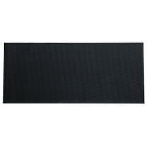 SuperMats - Treadmill Mat - Standard Quality Dense Foam Vinyl - Fitness Equipment Mat, Black, 36" x 90"