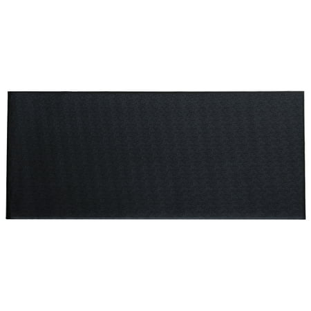 SuperMats - Treadmill Mat - Standard Quality Dense Foam Vinyl - Fitness Equipment Mat, Black, 36" x 90"