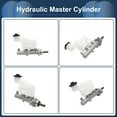 thumbnail image 6 of Unique Bargains Brake Master Cylinder with Reservoir No.472010K030 for Toyota HILUX Pick-up 2011-2021 Hydraulic Master Cylinder Aluminum Alloy Plastic 1 Pcs, 6 of 7