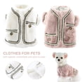 thumbnail image 3 of Walbest Dog Winter Coat Fleece Thicken Dog Pet Jacket Warm Outfit Windproof Vest for Small Medium Large Dogs, 3 of 7