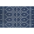 thumbnail image 3 of Alise Rugs Colonnade Farmhouse Geometric Indoor/Outdoor Area Rug Navy 2' x 3' 2' x 3' Indoor,Outdoor,Accent Living Room,Entryway,Patio Grey Rectangle, 3 of 5