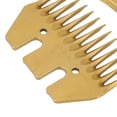 thumbnail image 4 of Yajisi Gold 13 Straight Tooth 7mm Spacing Replacement Blades for Electric Sheep Clippers, Wool Shearing Tools (3.17 oz / 90g), 4 of 9