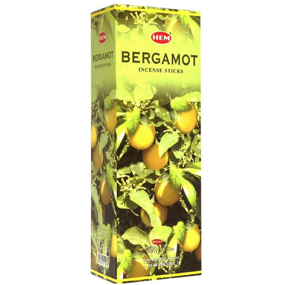 Hem Bergamot Incense Sticks - 120 Stick Bulk Box (6 Inner Tubes of 20)