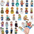thumbnail image 1 of Muñecos de fieltro blando Simgoing, 28 unidades, Community Helpers, 1 of 6