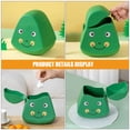 thumbnail image 3 of LOLIPPYY Green Small Plastic Desktop Trash Can for Office, Bedroom, Desk Accessories, Compact Waste Bin for Home and Work, 3 of 8