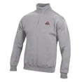 thumbnail image 2 of Men's Gray Ohio State Buckeyes Big Cotton Quarter-Zip Pullover Sweatshirt, 2 of 3