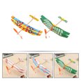 thumbnail image 4 of 2Pcs Rubber Band Powered Airplane Model Biplane Toys for Kids (Random Pattern), 4 of 8