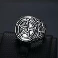 thumbnail image 2 of GKNET Mens Stainless Steel Viking Mythology Pentagram Star Ring Size 7-15-10, 2 of 5