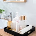 thumbnail image 4 of 2PK Rattan Decorative Trays Rectangular Serving Trays Tabletop Trays with Handle, 4 of 6