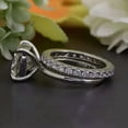 thumbnail image 2 of 2Ct Cushion Cut Simulated Diamond Women's Bridal Set Engagement Ring 14k White Gold Plated 925 Sterling Silver, 2 of 3