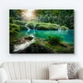 thumbnail image 2 of wall26 Canvas Print Wall Art Cascades National Park in Guatemala at Sunset Nature Wilderness Photography Modern Art Rustic Scenic Relax Multicolor Colorful for Living Room, Bedroom, Office - 16", 2 of 5