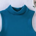 thumbnail image 5 of Ymauqau Tank Tops for Women Ribbed Knit Mock Neck Slim Sleeveless Athletic Casual T-Shirts Tight Cami Blouses Going out Tops, 5 of 6