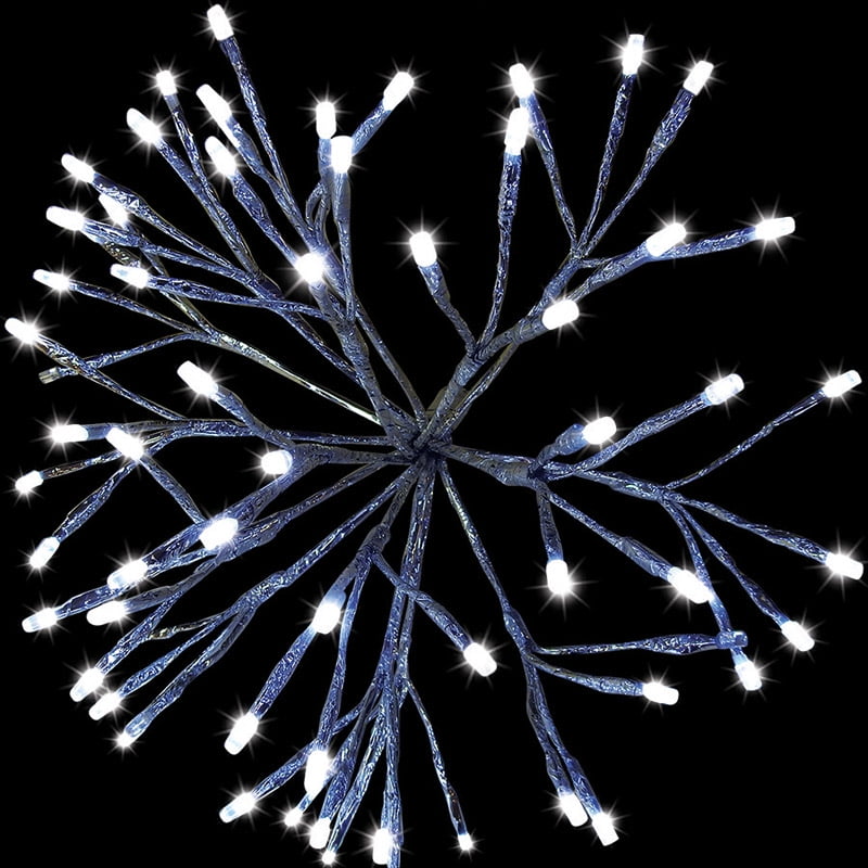 Celebrations LED16SHSSPWA Christmas LED Shimmer Sphere Light, Pure