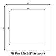 thumbnail image 2 of Golf Ball Texture Picture Frame Mat for 13x13 Frames - Fits 10x10 Photos - 1 Mat, 2 of 7