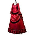 thumbnail image 3 of Steampunk Victorian Gothic Costume Victorian Bustle Dress Gown Costume Edwardian Evening Dress, 3 of 7