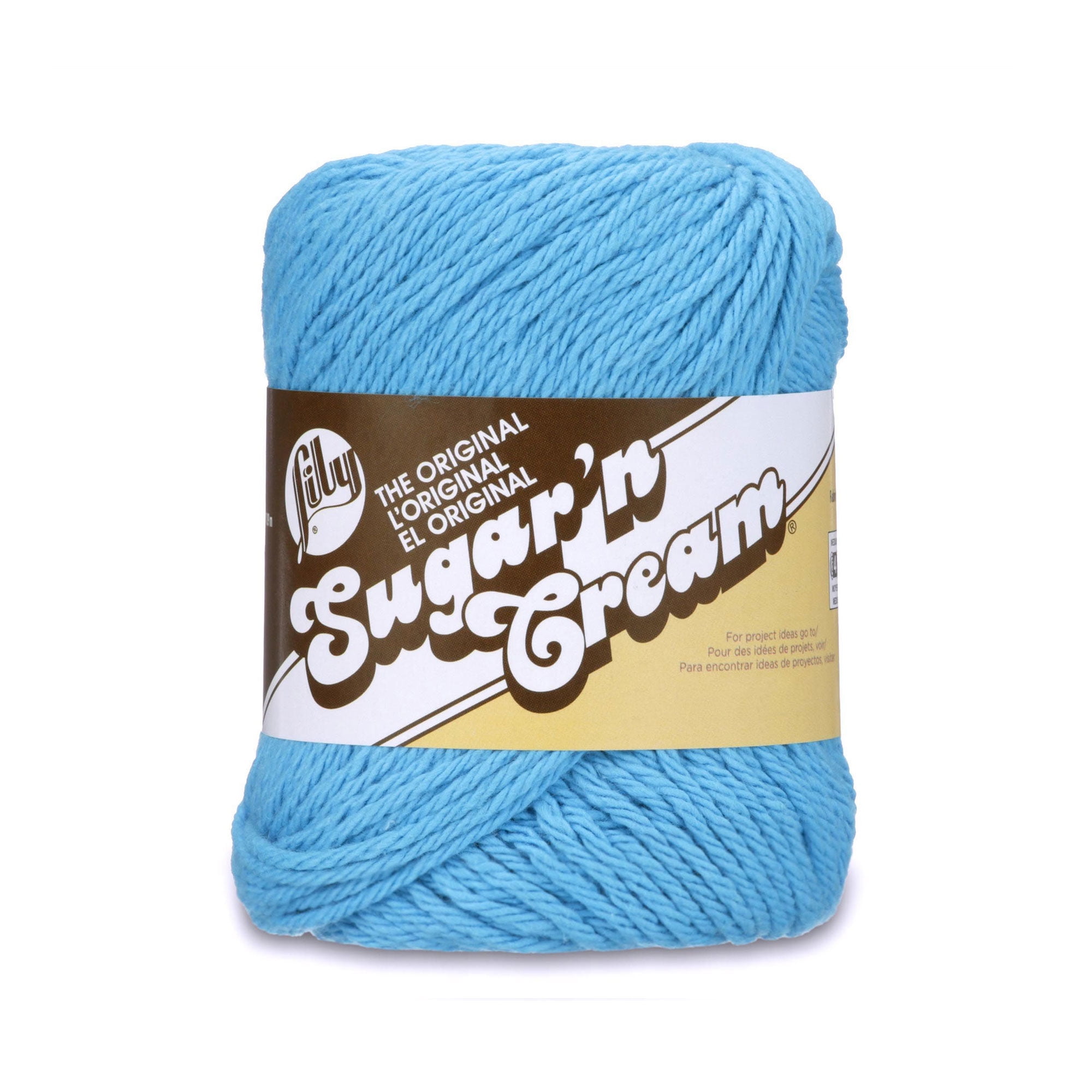 Solids Super Size-Hot Blue Lily Sugar'n Cream Yarn 