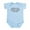 Sky Blue, variant on CafePress - Pepere Wrapped Infant Bodysuit - Baby Light Bodysuit, Size Newborn - 24 Months