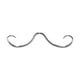 thumbnail image 1 of Anillo para la nariz con bigote y tabique, divertido, moderno, portátil, informal, para piercing en la nariz. Plata, 1 of 9