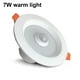 thumbnail image 4 of Luz de noche inteligente Luz de Inducción del cuerpo humano Lámpara LED AC85-265V Spotlight IP52 Impermeable 180 ° Iluminación Corredor Downlight para la luz cálida de la casa 7W Inevent HA011560-02B, 4 of 6