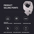 thumbnail image 3 of Lolmot Rechargeable Neck Heating Scarf for Women,Heating Pad for Neck Pain Relief Cordless Adjustable Temperature Winter Warmer Heated Wrap, 3 of 5