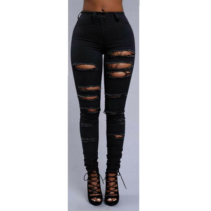 Ladies/Womens Black Slim Skinny Jeans   Sizes 8 10 12 14 16 