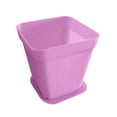 thumbnail image 2 of Hariumiu Garden Multi Fleshed Colorful Plastic Flower Pot with Tray, Small Square Flower Plates, Multi Fleshed Plant Pots, Cost-Effective Square Pots, 2 of 11