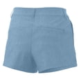 thumbnail image 2 of HUK Womens Drifter Size 6 Ice Blue Heather Deck Shorts With Pocket, 2 of 2