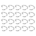 thumbnail image 1 of Anillas de salto abiertas Uxcell 300Pcs, anillos O de acero inoxidable 316 de 5 mm, anillas de división para conectar anillos de cierre de círculo, 1 of 7
