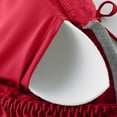 thumbnail image 6 of Feimerou Womens Pajama Sets 5pcs Silk Pajamas for Women Sexy Camisole Built In Bras Soft Satin Robe Loungewear Pjs Pants Sets Winter, 6 of 8