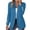Blue, variant on Blazers for Women Business Casual Open Front Dressy Suit Jacket Cropped Blazers Trendy Office Work Cardigan Jackets
