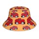 thumbnail image 1 of Fotbe Red Cars Sombrero Tipo Pescador con Estampado – Sombrero de Sol de Algodón de Moda para Playa, Golf, Pesca, 1 of 6