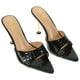 thumbnail image 1 of WORGEOUS 1 par de zapatos puntiagudos de moda Sandalias de verano Tacones altos de verano Felotaje de banquete femenino, 1 of 9