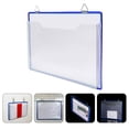 thumbnail image 5 of Monyance Plastic File Bag Transparent Wall Mounted File Folder: Blue A4 Receipt Organizer(12.6X9.45X0.79Inches), 5 of 11