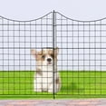 thumbnail image 2 of 5-Panel Metal Garden Fence with Gate: 36"x39" Rustproof Steel Animal Barrier for Yard, Patio, Outdoor Border - No-Dig Installation, 2 of 9