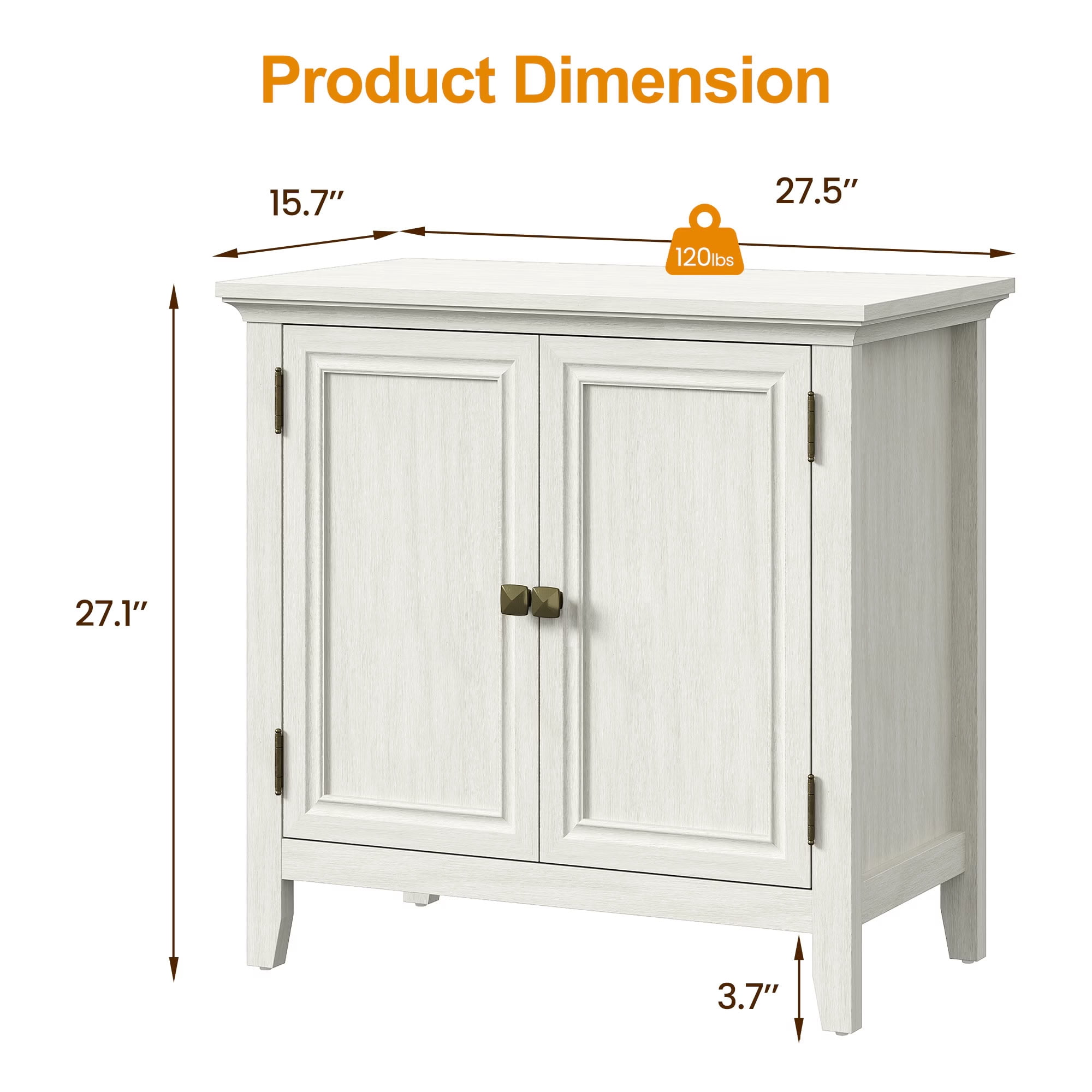 MAYEERTY Sideboard Buffet Cabinet with Rattan Doors, Boho Accent Storage Cabinet with Adjustable Shelf, for Dining Room, Living Room, Hallway