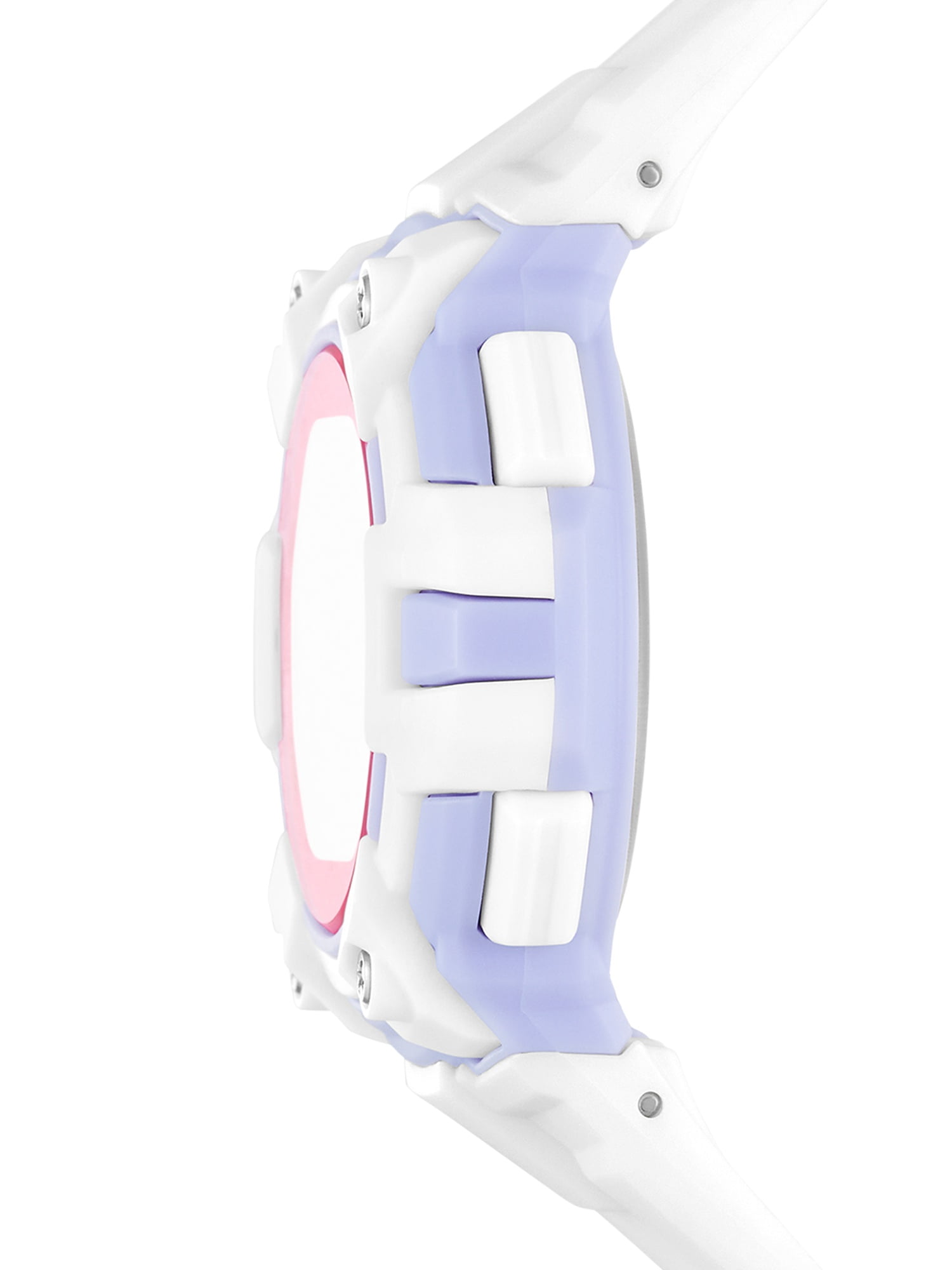 Skechers Women's Anoka Digital, White Polycarbonate Wristwatch, SR2151W